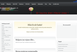 Website 
	kurdishworld.com desktop preview