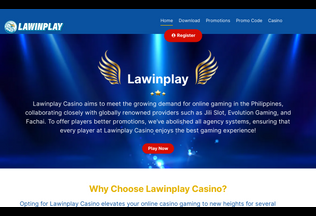 Website 
	lawinplayvip.com desktop preview