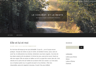 Website lecontratetlereste.fr desktop preview