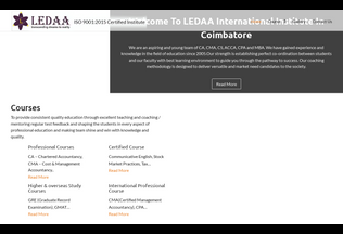 Website 
	ledaa.in desktop preview