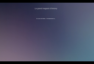 Website 
	legrandmagasindantony.com desktop preview