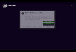 Website 
	lehbrothers.com desktop preview