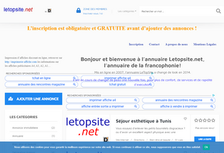 Website 
	letopsite.net desktop preview