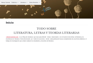 Website 
	literarysomnia.com desktop preview
