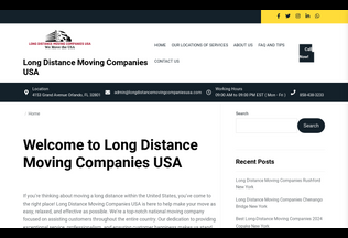 Website 
	longdistancemovingcompaniesusa.com desktop preview