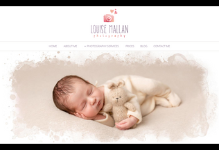 Website 
	louisemallanphotography.com desktop preview