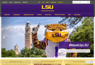 Website 
	lsu.edu desktop preview