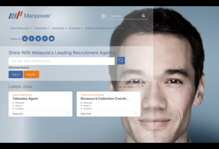 Website 
	manpower.com.my desktop preview