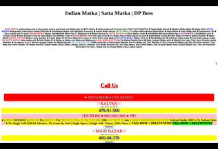 Website 
	matkaindia.net desktop preview