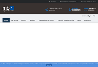 Website mbmotor.es desktop preview