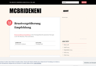 Website 
	mcbrideneni.wordpress.com desktop preview