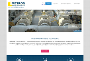 Website metronco.eu desktop preview