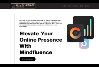 Website 
	mindfluence.io desktop preview