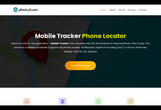 Website 
	mobile-tracker.net desktop preview