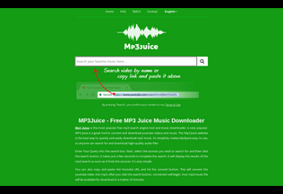 Website mp3juices.la desktop preview