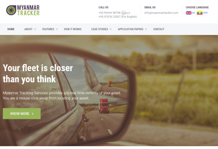 Website 
	myanmartracker.com desktop preview