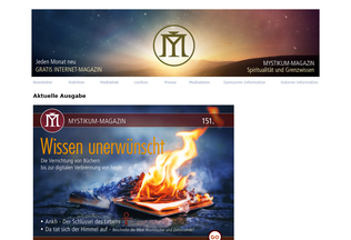 Website 
	mystikum.at desktop preview