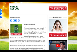 Website nerverescue.net desktop preview