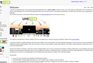 Website newlivecode.info desktop preview