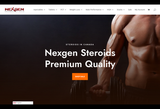 Website 
	nexgenpharmaceuticals.is desktop preview