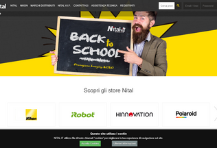 Website 
	nital.it desktop preview