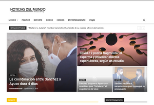 Website noticiasdelmundo.io desktop preview