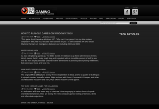 Website oldpcgaming.net desktop preview