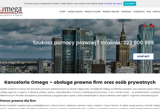 Website 
	omega-kancelaria.pl desktop preview