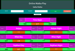 Website 
	onlineplaymatka.com desktop preview