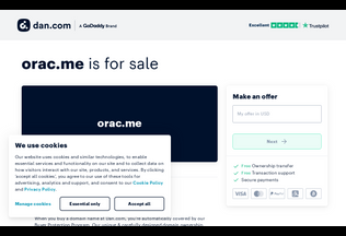 Website 
	orac.me desktop preview