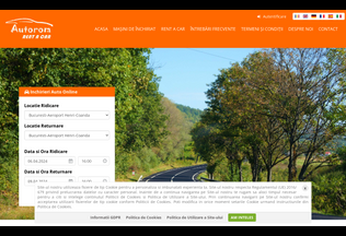 Website 
	otopeni-rent-a-car.ro desktop preview