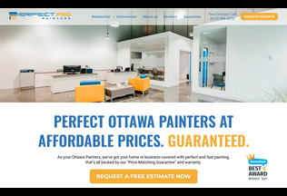 Website ottawa-painter.ca desktop preview