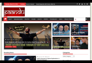 Website 
	paandu.in desktop preview