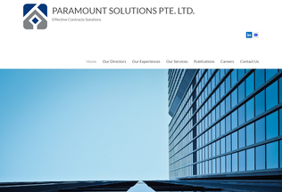 Website 
	paramountsolutions.com.sg desktop preview