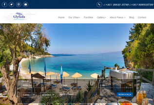 Website 
	paxosglyfada.com desktop preview