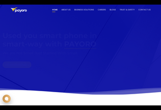 Website 
	payoro.in desktop preview