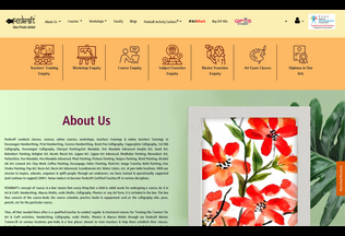 Website 
	penkraft.in desktop preview