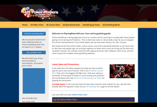 Website 
	playingpokerusa.com desktop preview