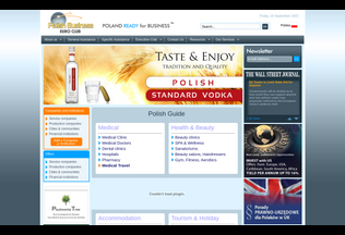 Website 
	polishbusinesseuroclub.com desktop preview