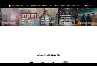 Website 
	procommun.com desktop preview