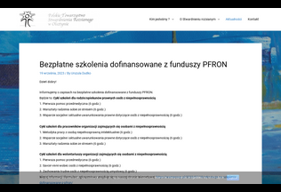 Website 
	ptsr.olsztyn.pl desktop preview