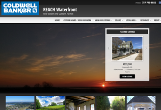 Website 
	reachwaterfront.com desktop preview