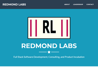 Website 
	redmondlabs.com desktop preview