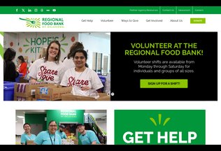 Website 
	regionalfoodbank.org desktop preview