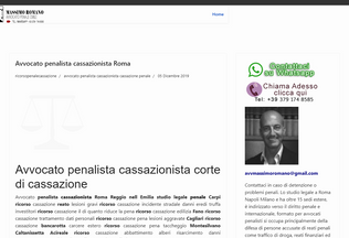 Website 
	ricorsipenali.com desktop preview