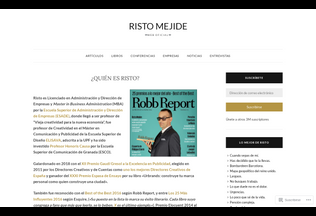 Website 
	ristomejide.com desktop preview