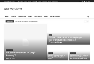 Website 
	roleplaynews.com desktop preview