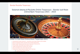 Website roulette-online-terpercaya.com desktop preview