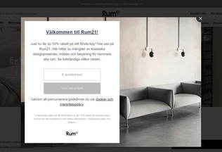 Website 
	rum21.se desktop preview