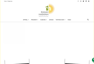 Website 
	rumahharapan.org desktop preview